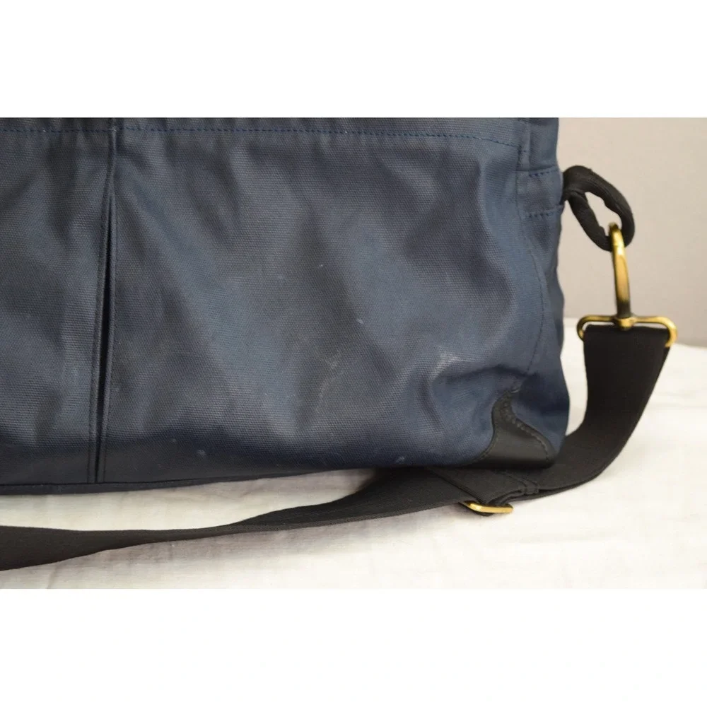 Pakt One Travel Duffel Bag 35L by Malcom Minimalist Navy Blue Travel Weekender